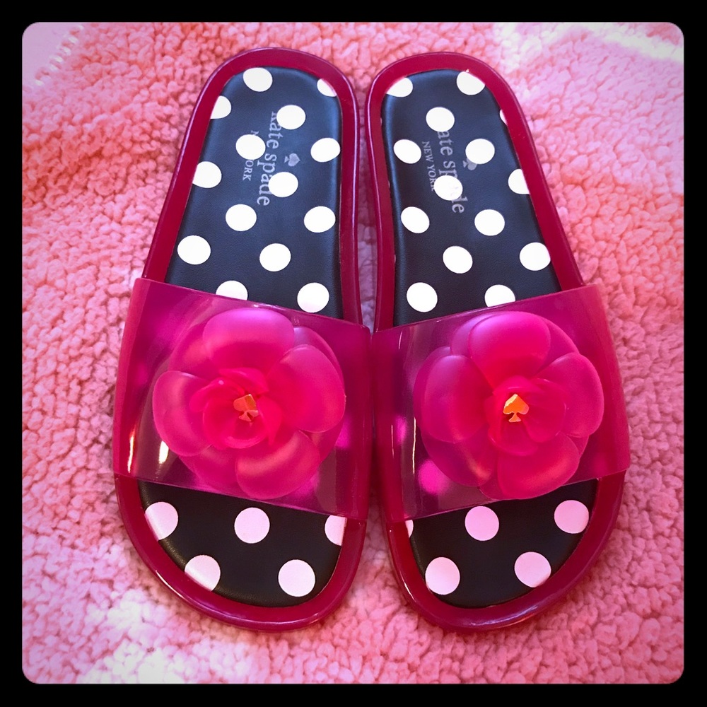 BRAND NEW KATE SPADE JELLY SLIDE SANDALS SIZE 8